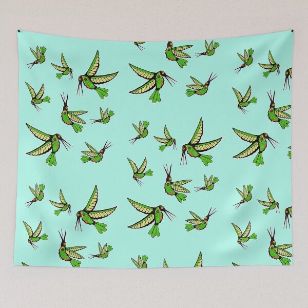 Item preview, Humming Bird Pattern designed and sold by kewiiart.