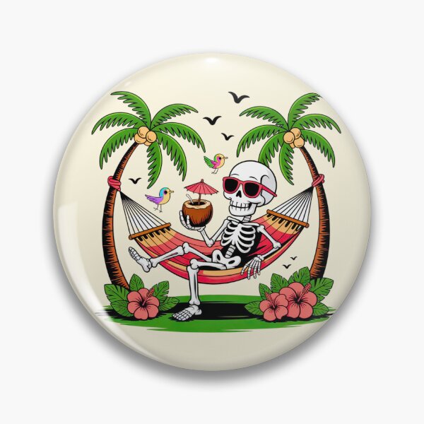 Item preview, Skeleton with Parrot and Coconut designed and sold by VibrArtco.