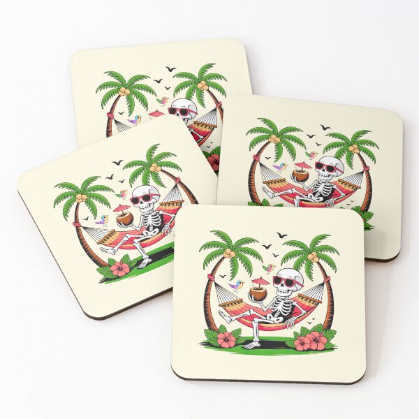 Item preview, Skeleton with Parrot and Coconut designed and sold by VibrArtco.