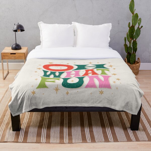 Item preview, ¡Qué divertido! – Letras navideñas retro con estrellas festivas designed and sold by HotFluff.