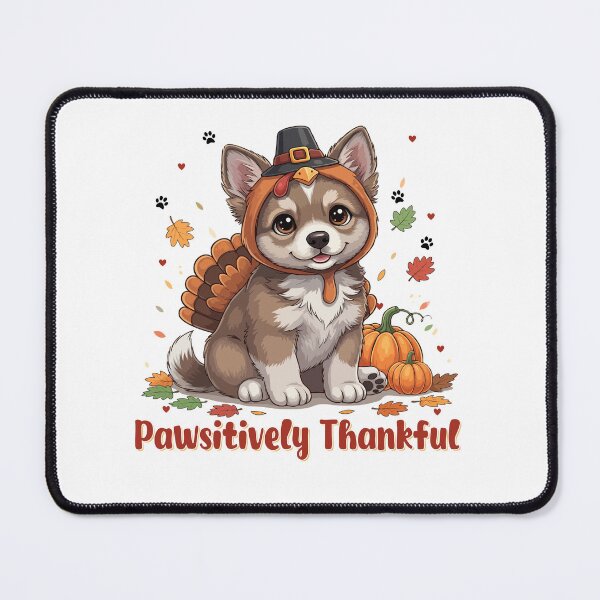 Item preview, Pawsitively Thankful Chinook Thanksgiving Cute Fall designed and sold by The Real Life Symphony.