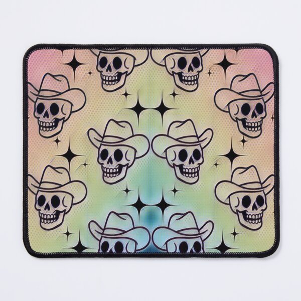 Item preview, Cowboy Skull Pattern Gradient Western Goth Art #2 designed and sold by creativerooney.