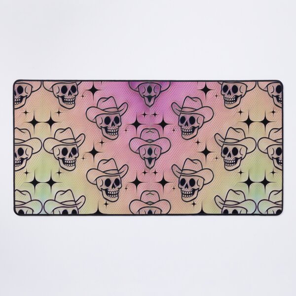 Item preview, Cowboy Skull Pattern Gradient Western Goth Art designed and sold by creativerooney.
