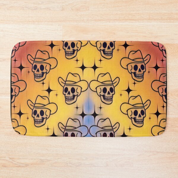 Item preview, Cowboy Skull Pattern Gradient Western Goth Art #3 designed and sold by creativerooney.