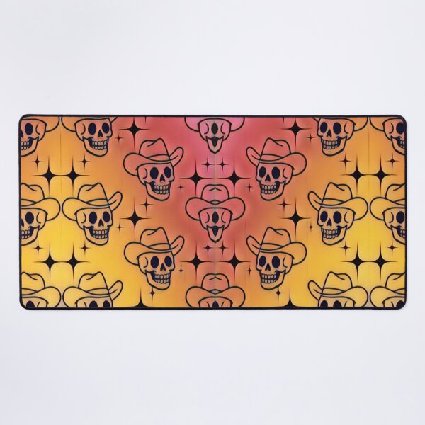Item preview, Cowboy Skull Pattern Gradient Western Goth Art #3 designed and sold by creativerooney.
