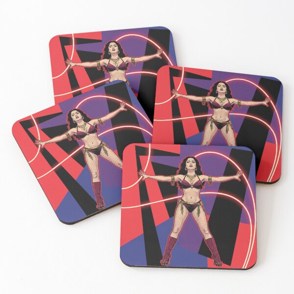 Item preview, The Dance of the Vampire Queen - Pop Art  designed and sold by CleverCulture.