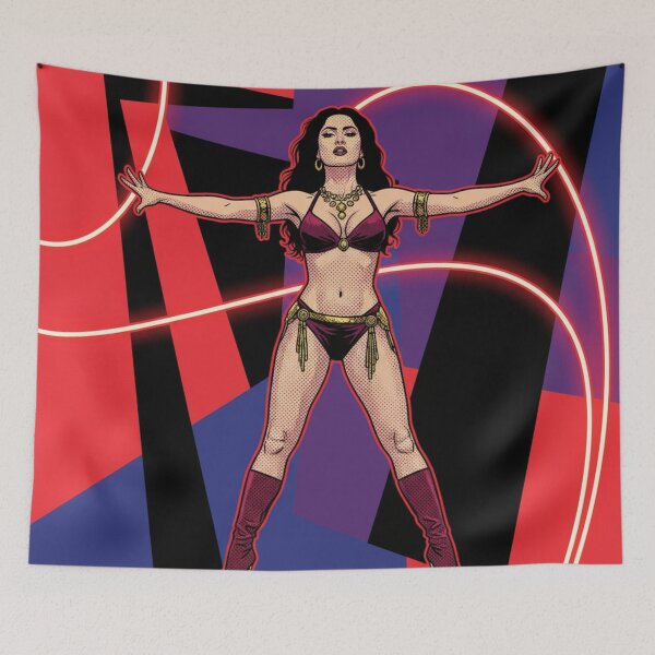 Item preview, The Dance of the Vampire Queen - Pop Art  designed and sold by CleverCulture.