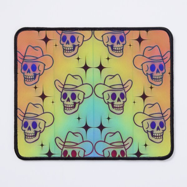 Item preview, Cowboy Skull Pattern Gradient Western Goth Art #4 designed and sold by creativerooney.