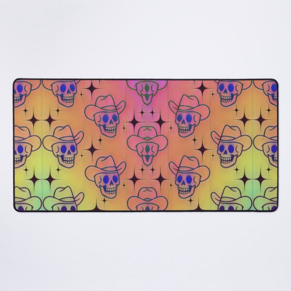 Item preview, Cowboy Skull Pattern Gradient Western Goth Art designed and sold by creativerooney.