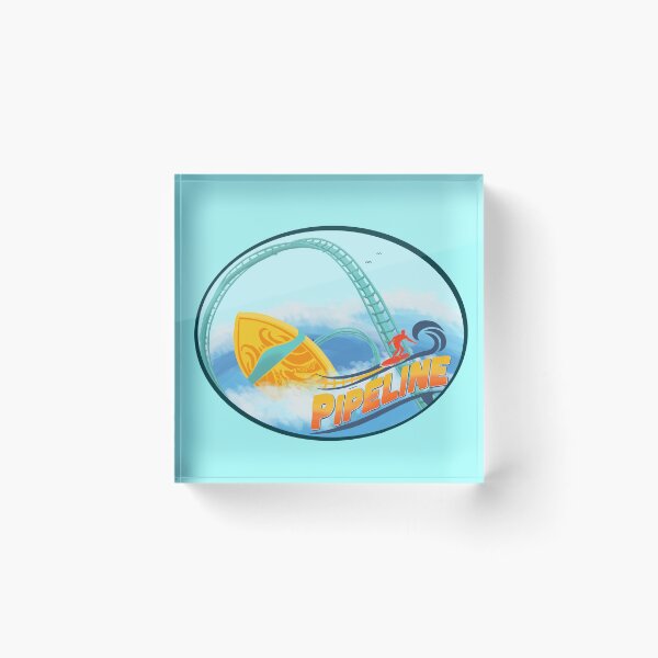 Item preview, Pipeline Coaster Oval designed and sold by KLTcreations.