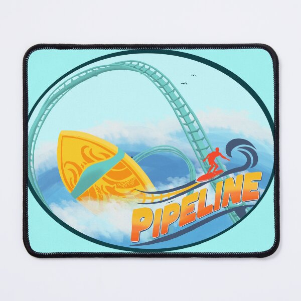 Item preview, Pipeline Coaster Oval designed and sold by KLTcreations.
