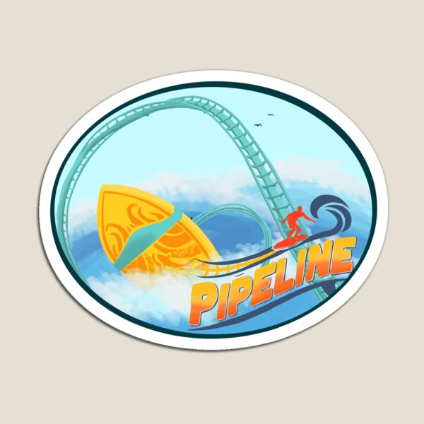 Item preview, Pipeline Coaster Oval designed and sold by KLTcreations.