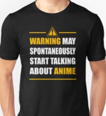 Anime - Warning Unisex T-Shirt
