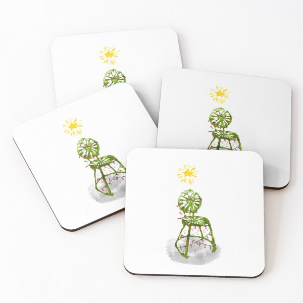 Item preview, Memorial Union Terrace Chair Christmas Print UW-Madison designed and sold by Suburbansketcher.