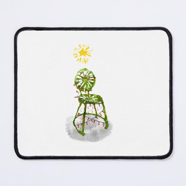 Item preview, Memorial Union Terrace Chair Christmas Print UW-Madison designed and sold by Suburbansketcher.