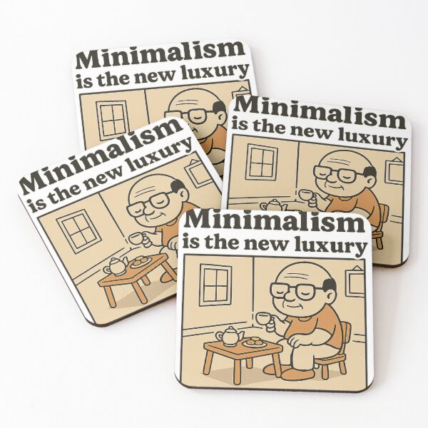 Item preview, Minimalism is the New Luxury – Retro Tea Time designed and sold by Boldolka.