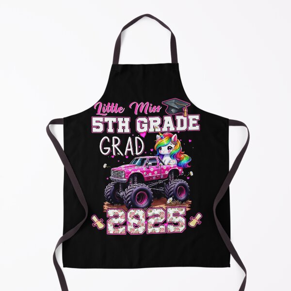Item preview, Little Miss 5th Grade Graduation Graduate Unicorn Monster Truck designed and sold by rioferdee.