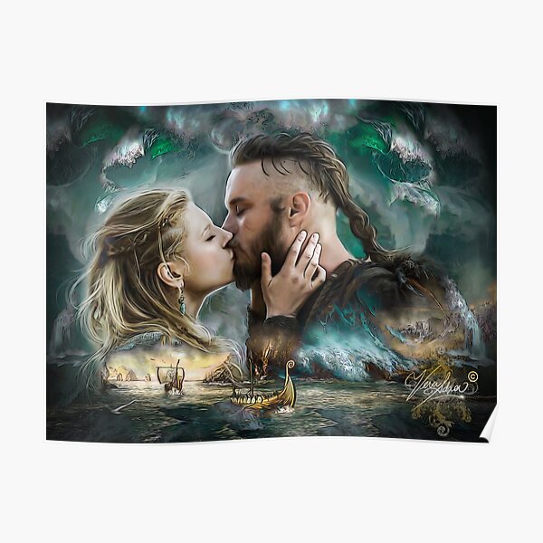 Vikings Lagertha & Ragnar Lothbrok Poster