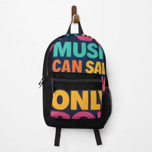 Item preview, Only Pop Music Can Save Us Now – Bold Colorful Typography designed and sold by creativerooney.