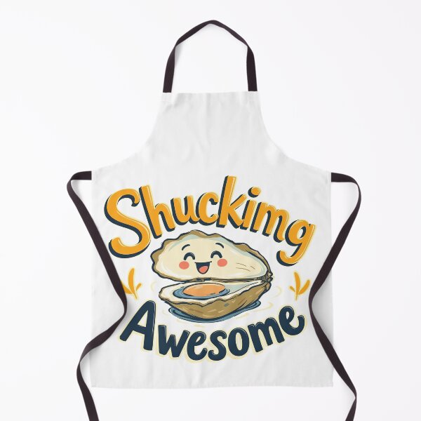 Item preview, Shucking Awesome Funny Oyster Pun designed and sold by TeeARTHY.