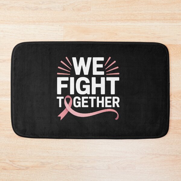Item preview, We Fight Together Pink Ribbon - Breast Cancer Awareness & Solidarity designed and sold by DarylWelsh2024.
