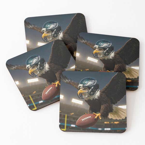 Item preview, Bald Eagle Flying With a Football In a Stadium designed and sold by Maria Dryfhout.