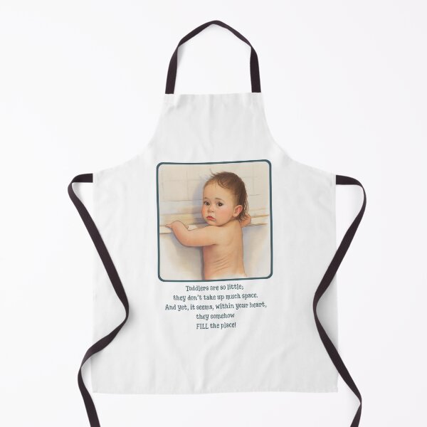 Item preview, Cute TODDLER by Bathtub, Original Drawing and POEM designed and sold by JoyfulWhimsy.