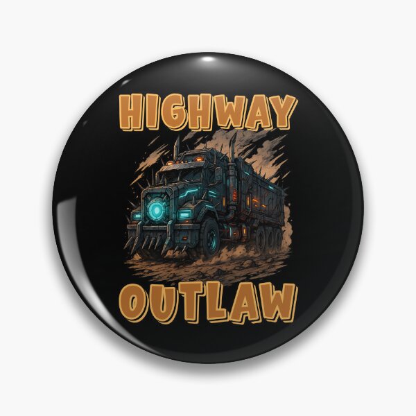 Item preview, Highway Outlaw Gift For Trucker designed and sold by Bawek85Designs.