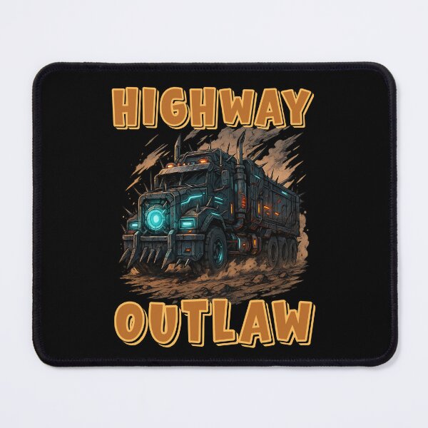 Item preview, Highway Outlaw Gift For Trucker designed and sold by Bawek85Designs.