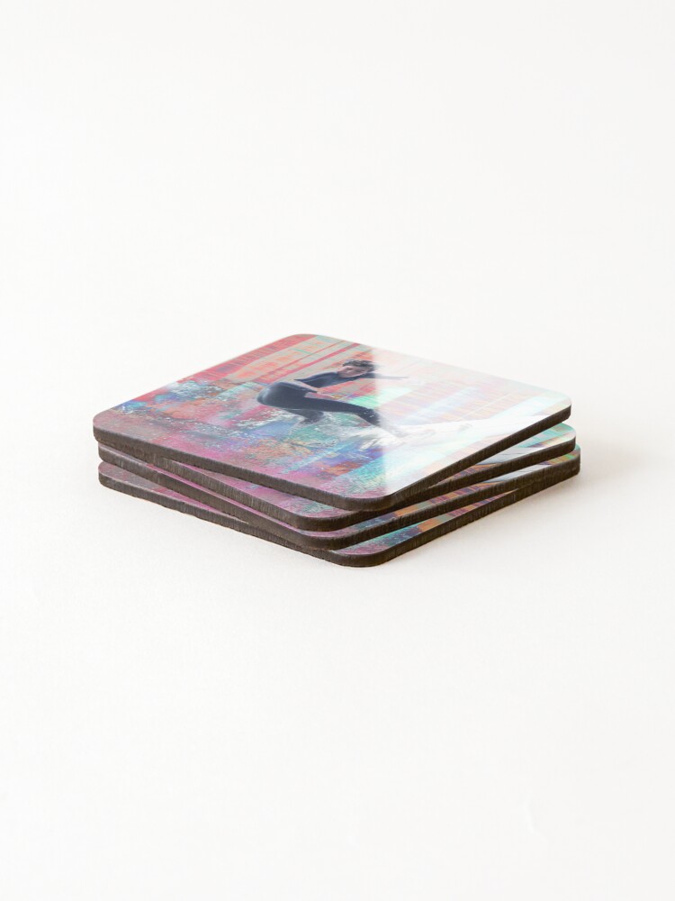 Thumbnail 4 of 5, Coasters (Set of 4), Pastel Rider designed and sold by robjoeball.