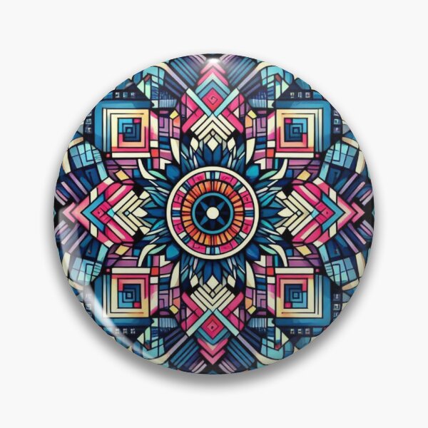 Item preview, Colorful geometric decorative pattern  designed and sold by Dogandesighn.