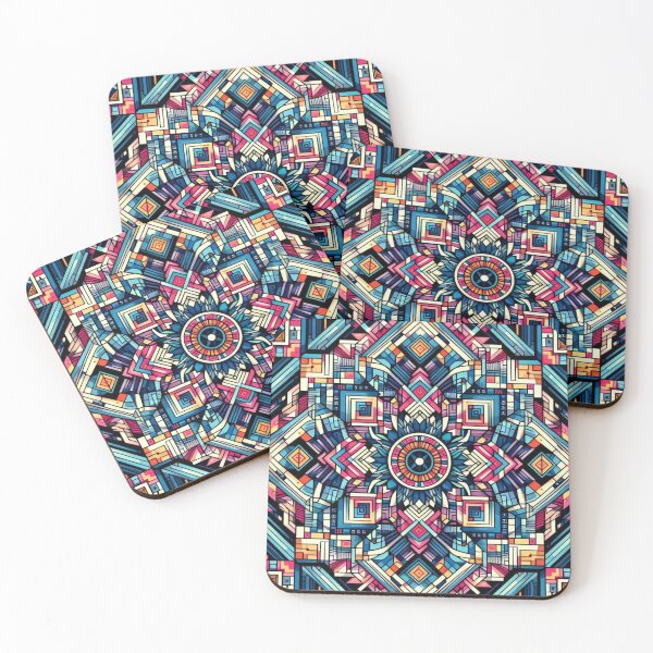 Item preview, Colorful geometric decorative pattern  designed and sold by Dogandesighn.