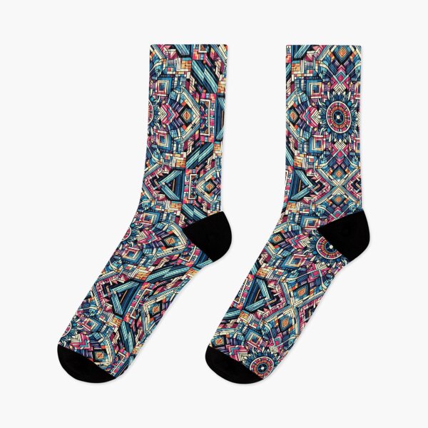 Item preview, Colorful geometric decorative pattern designed and sold by Dogandesighn.