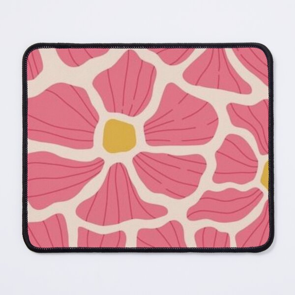 Item preview, Bold Pink Floral Pattern Retro Flower Design designed and sold by Kruti Collection.