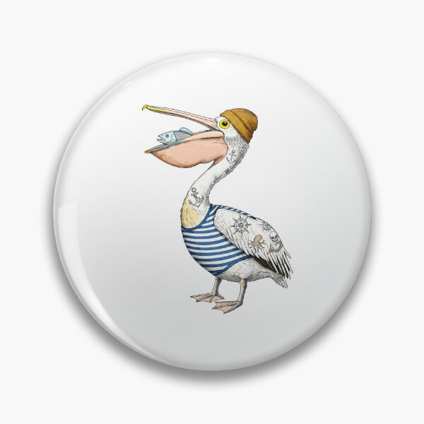 Item preview, Hippie Pelican with Peace Sign designed and sold by TeeARTHY.