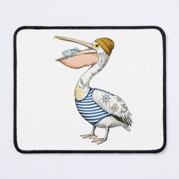 Item preview, Hippie Pelican with Peace Sign designed and sold by TeeARTHY.