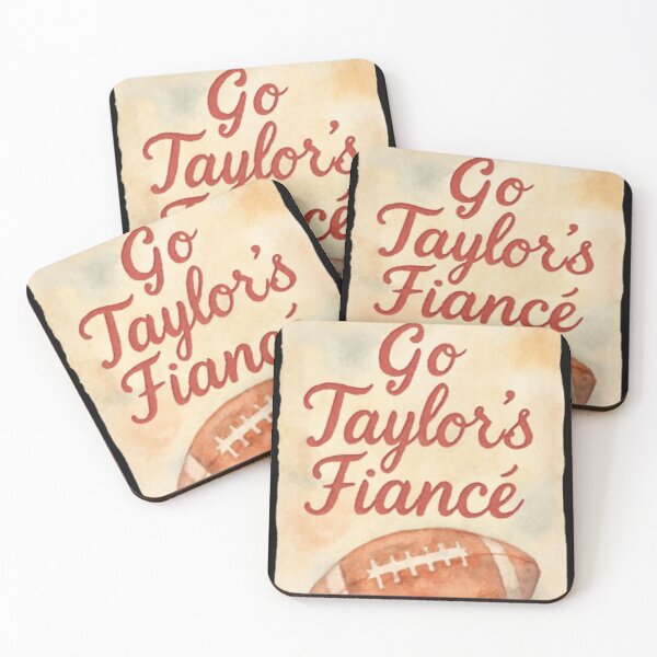 Item preview, Go Taylor's Fiancé Watercolor Football designed and sold by creativerooney.