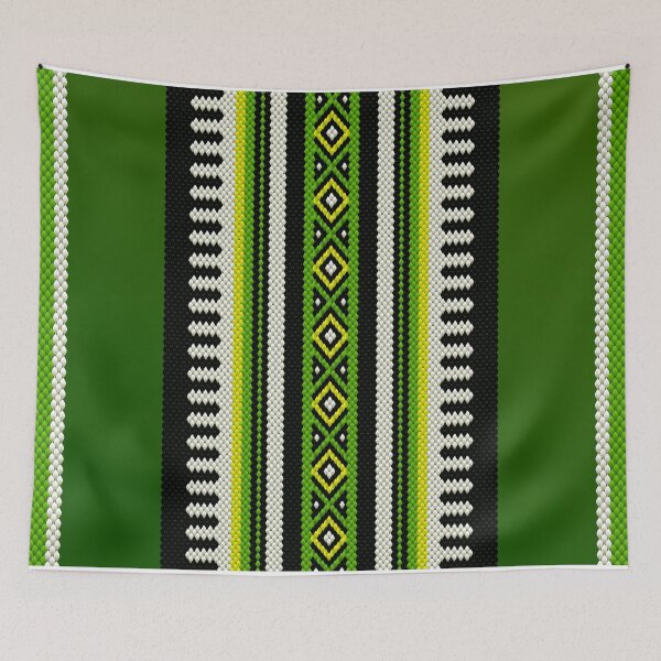 Item preview, Green Sadu Weaving by Craitza designed and sold by House of Sadu by Craitza.