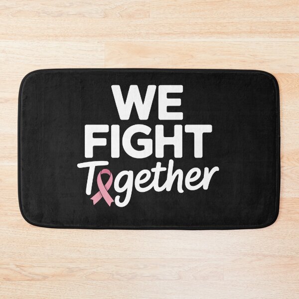 Item preview, We Fight Together - Strong Typography Breast Cancer Awareness designed and sold by DarylWelsh2024.