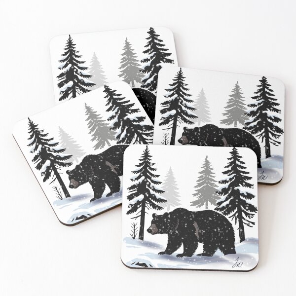 Item preview, Snowy mountain grizzly  designed and sold by OutJsWindow.