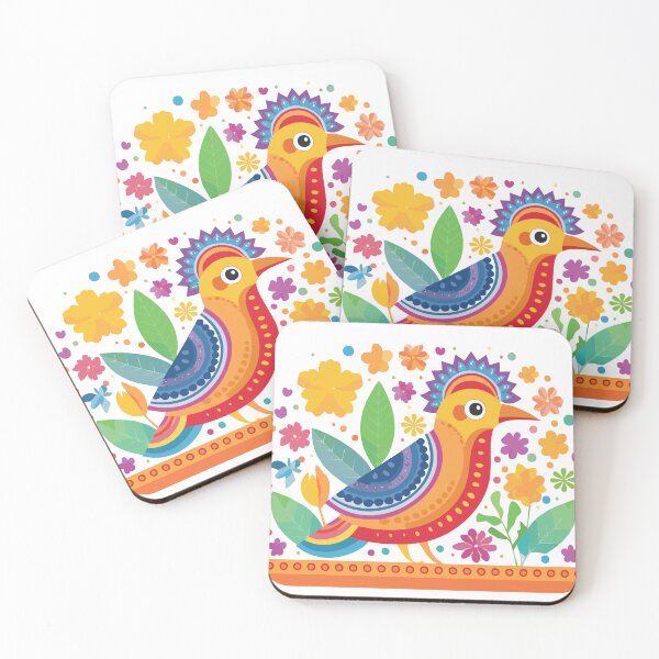 Item preview, Mexican Fiesta Floral Bird designed and sold by Watelse.