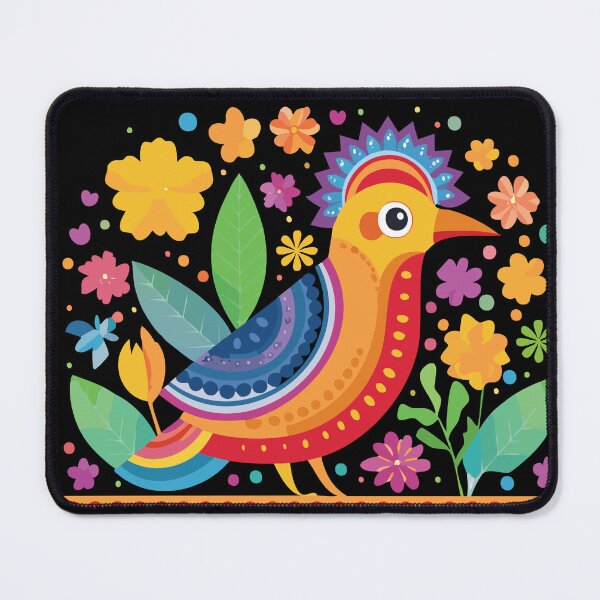 Item preview, Mexican Fiesta Floral Bird designed and sold by Watelse.