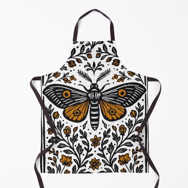 Item preview, Autumnal Moth, Vertical in Orange and Black designed and sold by KShedenhelm.