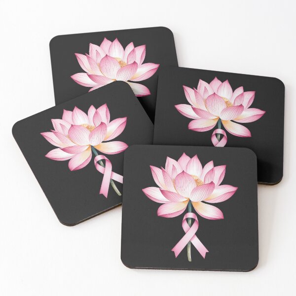 Item preview, Elegant Pink Lotus - Breast Cancer Awareness & Serenity designed and sold by DarylWelsh2024.