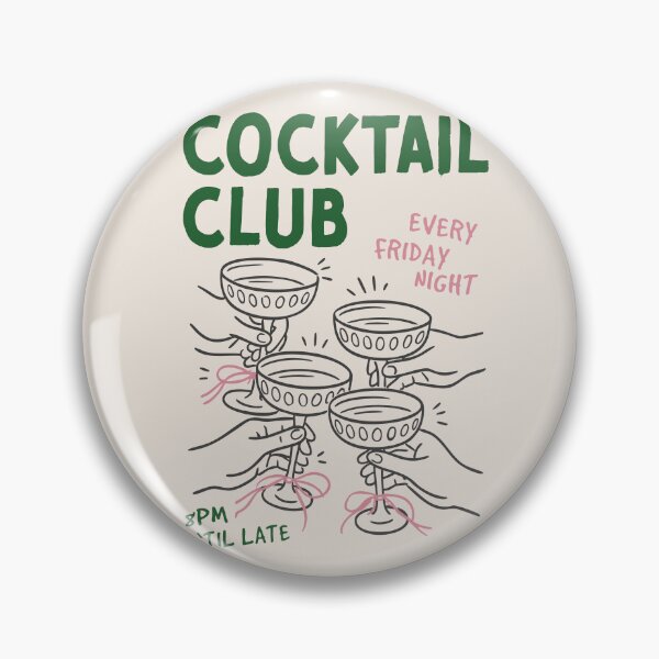 Item preview, Club de cócteles: ilustración de cóctel dibujada a mano designed and sold by HotFluff.
