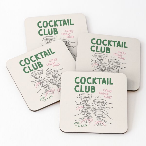 Item preview, Cocktail Club – Hand-Drawn Cocktail Party Illustration designed and sold by HotFluff.