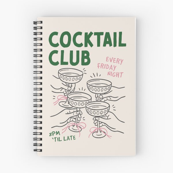 Item preview, Cocktail Club – Hand-Drawn Cocktail Party Illustration designed and sold by HotFluff.