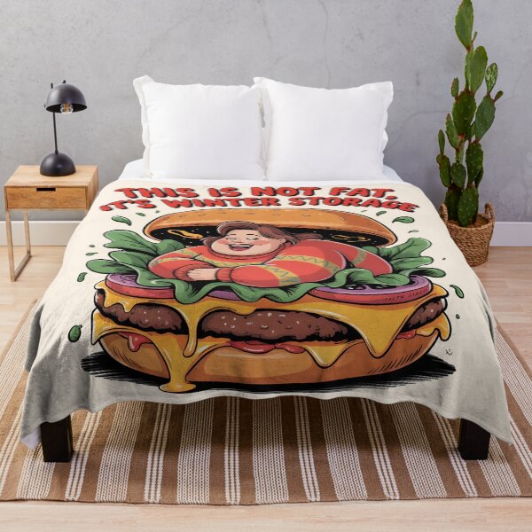 Item preview, Funny Burger Quote – This Is Not Fat, It’s Winter Storage designed and sold by WinkWild.