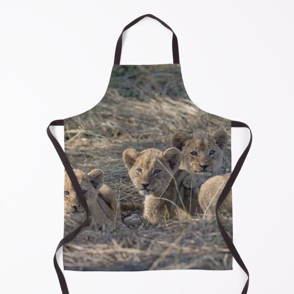 Item preview, Three Lion Cubs Resting Together – African Wildlife Tenderness designed and sold by DavideAntoniani.