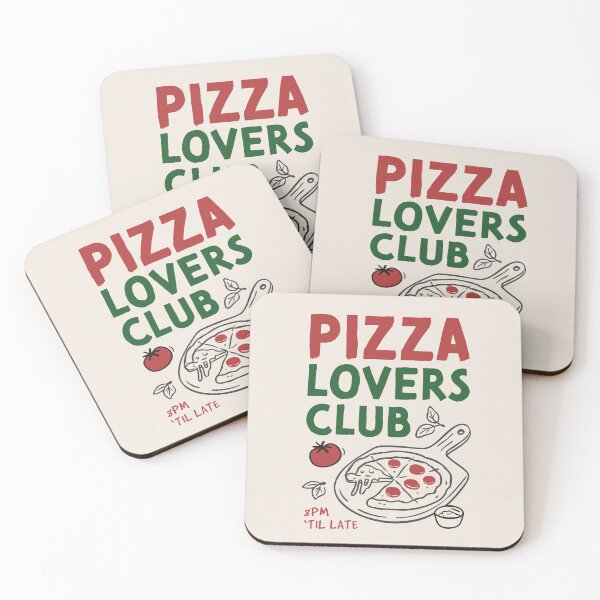 Item preview, Pizza Lovers Club – Hand-Drawn Late-Night Slice Illustration designed and sold by HotFluff.